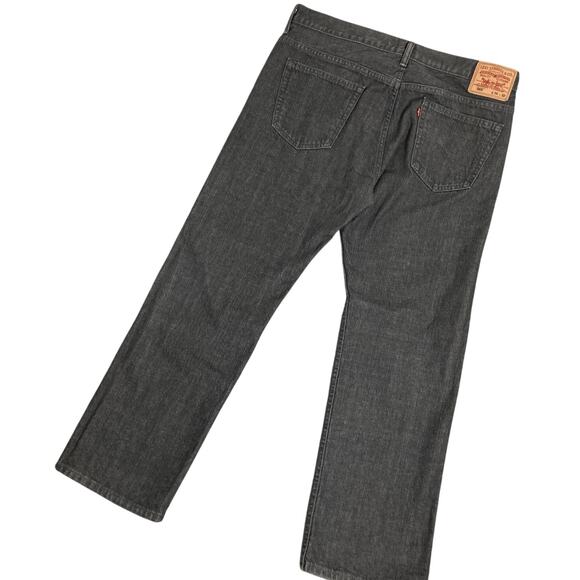 Levi's 569 Vintage Jeans Mens 38X32 Charcoal Classic Loose Straight Street Y2K - Picture 1 of 13